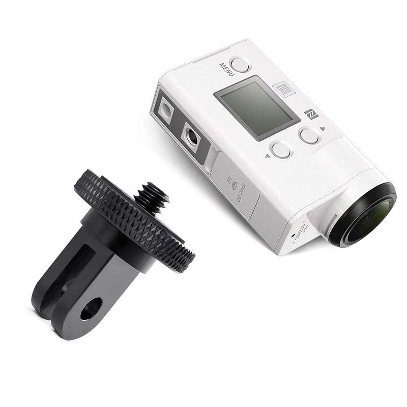 Sruim Camera Tripod Mount for Gopro Adapter, 2Pcs 1/4-20 Screw Conversion Adapter for GoPro Hero10, Insta360 X5 X4 X3, X2, Go 2, DJI OSMO Action and Other Action Cameras - Image 5